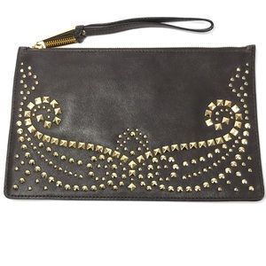 Michael Kors Rhea Large Studded Wristlet Clutch